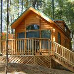 Creekside Cabin available through Recreational Resort Cottages in Rockwall, Texas