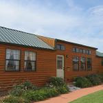 Leland's log cabin for sale at Recreational Resort Cottages in Rockwall, Texas